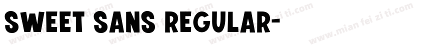 Sweet Sans Regular字体转换